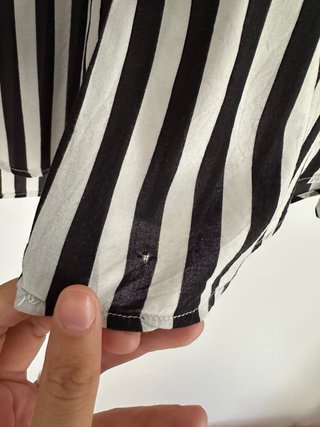 Camicia Zara Uomo Righe Bianche e Nere