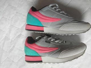 Zapatillas Fila Mujer Talla 40 Gris/Rosa