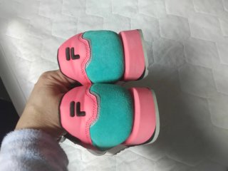 Zapatillas Fila Mujer Talla 40 Gris/Rosa