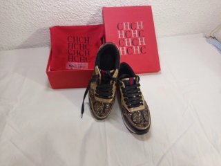 Zapatillas Carolina Herrera CH Negro/Dorado