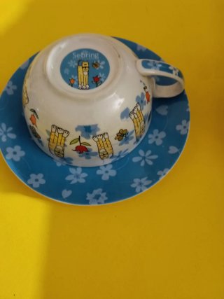 Set teiera con tazza in ceramica