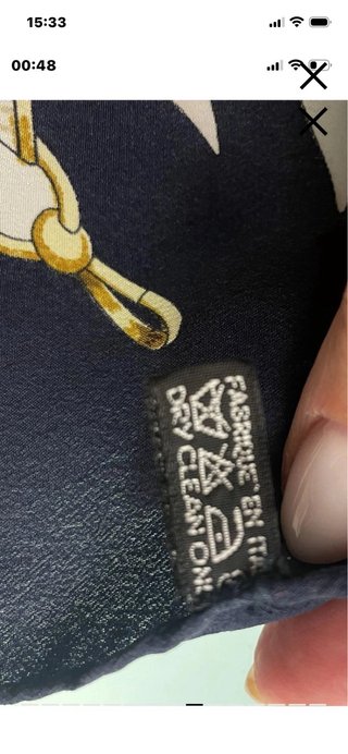 Foulard Hermès vintage .