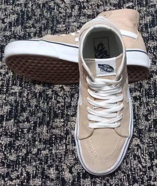 Zapatillas Vans Altas Beige