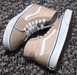 Zapatillas Vans Altas Beige