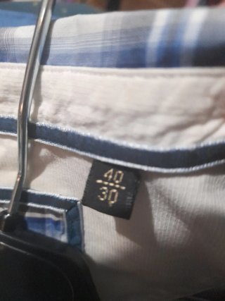 Camisa Massimo Dutti cuadros Talla L