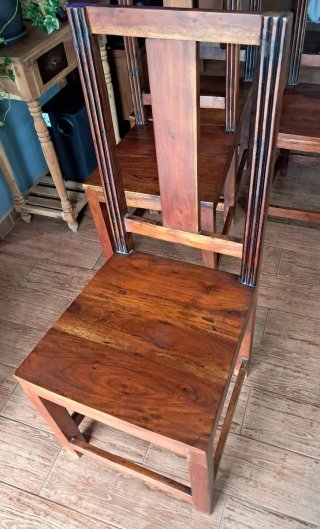 Conjunto 4 Sillas Madera Maciza