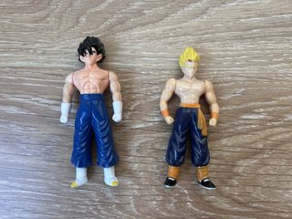 Vegetto y Super Saiyan Son Gohan vintage 90s