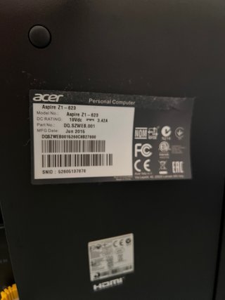 Acer Aspire Z1 623 All-in-One PC