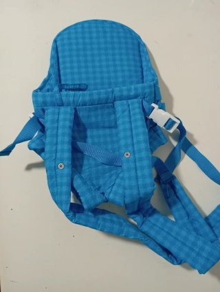 Mochila Portabebés Azul Estampada