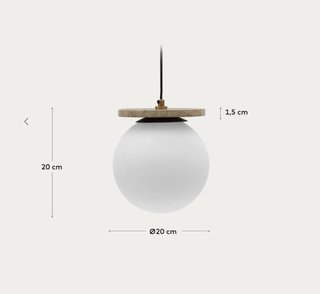 Lámpara de techo Malachi Kave Home