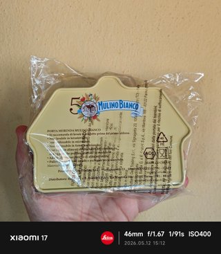Scatola di latta Porta Merenda del Mulino Bianco