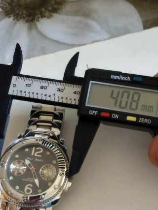 Reloj Paul Jardin Cuarzo Hombre Negro/Plata