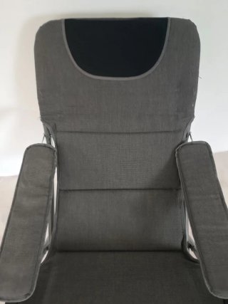 Silla de camping plegable gris Homecall