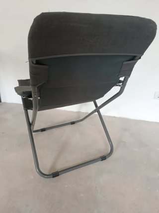 Silla de camping plegable gris Homecall