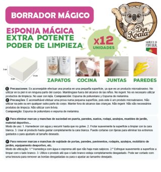 Esponja Mágica Limpieza Potente x12