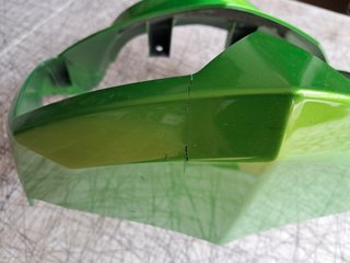 Frontal Kawasaki Z750 Verde
