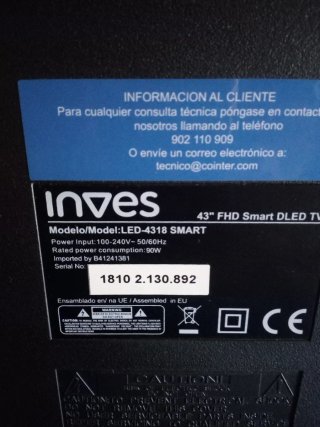 Smart TV Inves 43 Full HD