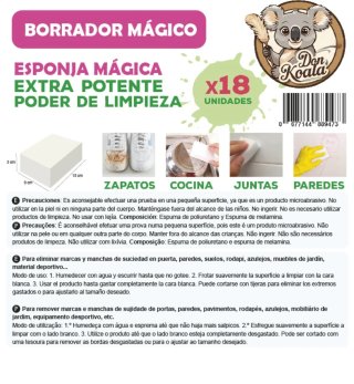 Esponja Mágica Limpieza Potente x18