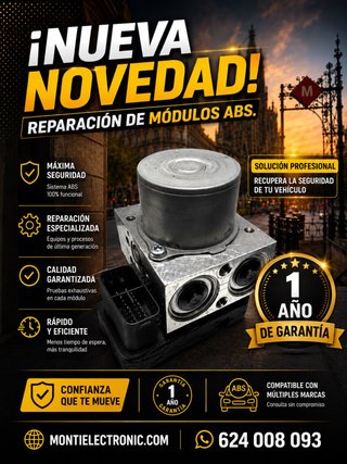 Reparación modulo ABS BMW, honda, Yamaha, Kawasaki