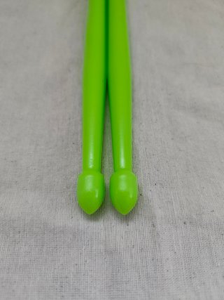 Baquetas de batería 5A – Fosforescentes (nuevas)