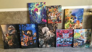Quadro in tela Canvas Amiga Desktop Monkey Island