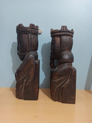Sujetalibros Madera - Reyes Católicos