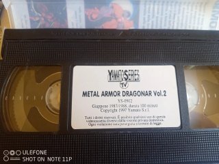 Vhs"Metal Armor Dragonar Vol.2"Yamato Series 1997