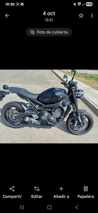 Yamaha XSR 900 2016 Negra