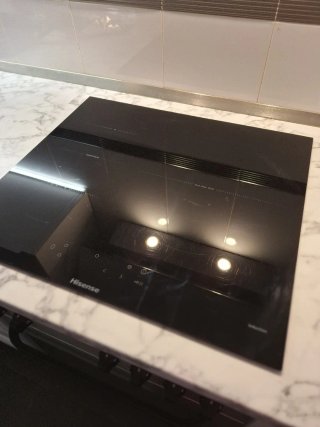 Placa inducción - Hisense HI6321BSCE, Zona XL 32cm
