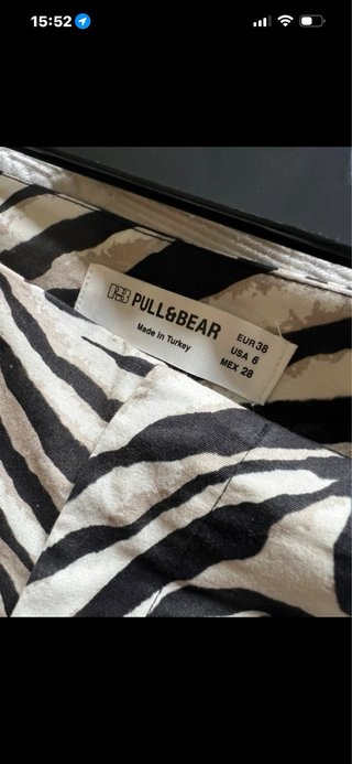 Pantalón cebra Pull&Bear