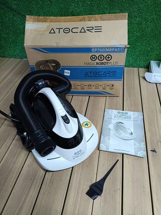 Aspirador de Mano, sin bolsa, 600 W, 1.5 litros, Blanco