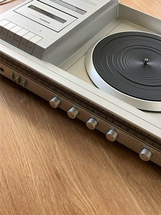 Philips Music Centre 1231 Tocadiscos Cassette HIFI