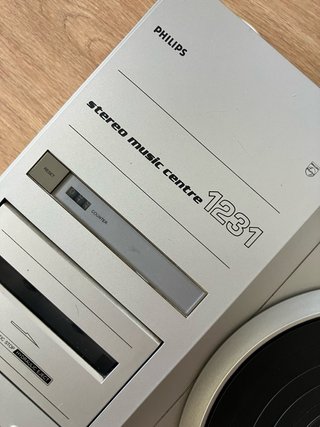 Philips Music Centre 1231 Tocadiscos Cassette HIFI