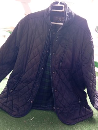 Chaqueta acolchada Ganesh azul marino