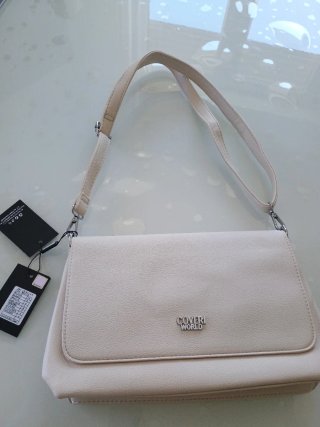 Borsa a tracolla Coveri world  beige