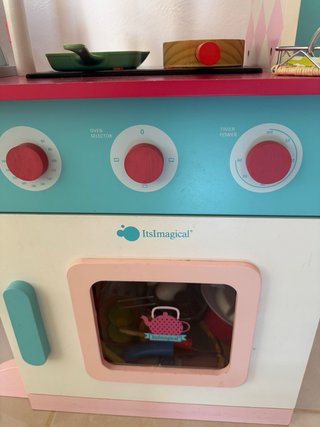 Cocina infantil de madera
