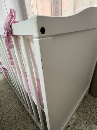 Cuna y cambiador IKEA SMÅGÖRA blanco