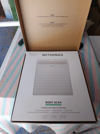 Báscula Inteligente WITHINGS Body Scan ECG