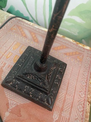 Lámpara de mesilla estilo vintage