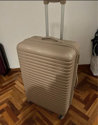 Maleta grande Malera 75cm dorada (1 uso)