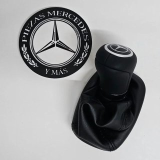 Pomo piel negro Mercedes V Viano w639