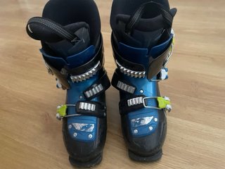 Botas de esquí Naranja y Azul