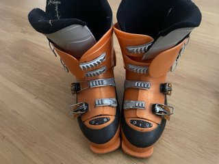 Botas de esquí Naranja y Azul