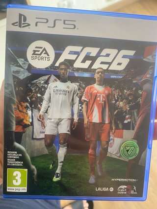 Mando PS5 Azul Personalizado + FIFA 26