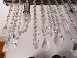 Lámpara colgante decorativa cristal