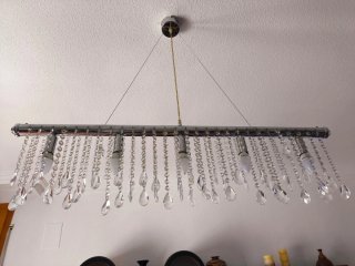 Lámpara colgante decorativa cristal