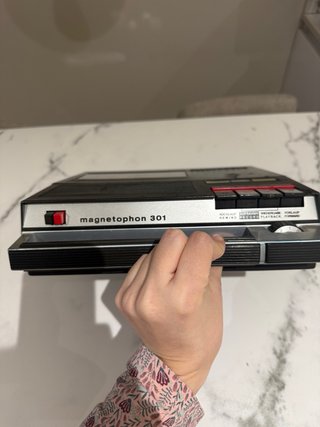 Grabadora vintage Telefunken Magnetophon 301 retro