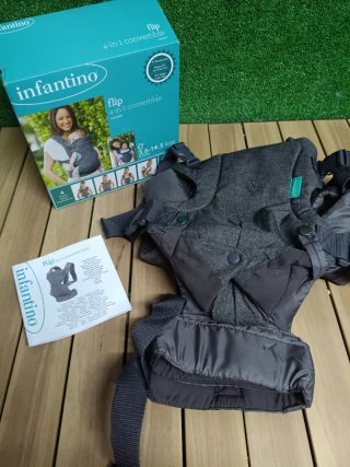 Infantino Mochila Portabebé Flip Advanced 4-en-1