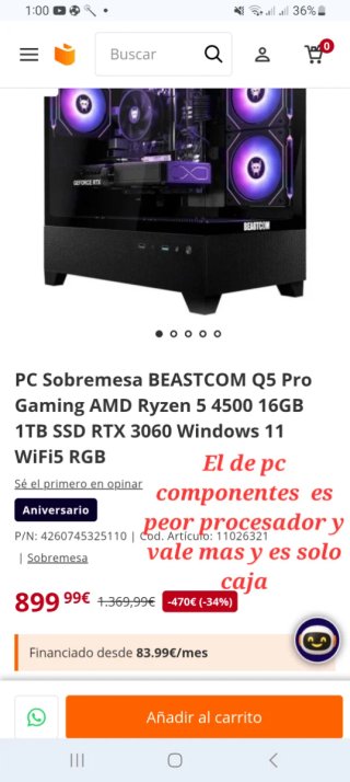 Pc gamer y monitor