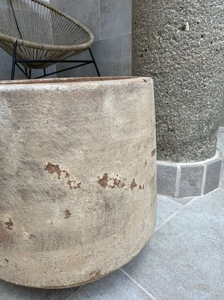 Set 3 Maceteros Terracota Beige